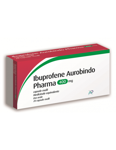 Ibuprofene (aurobindo) 20 Cps Molli...