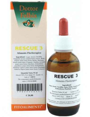 Rescue 3 Gocce 50 Ml