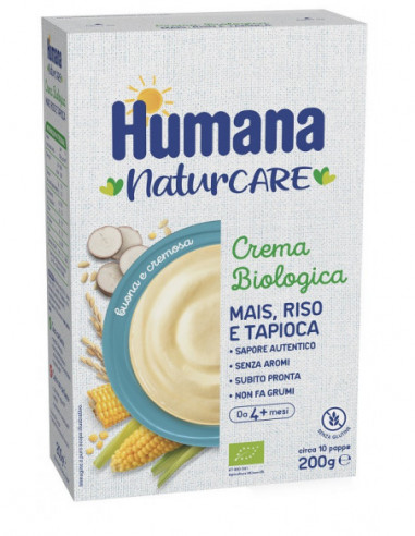 Humana Crema Mais Riso Tapioca Bio 200 G