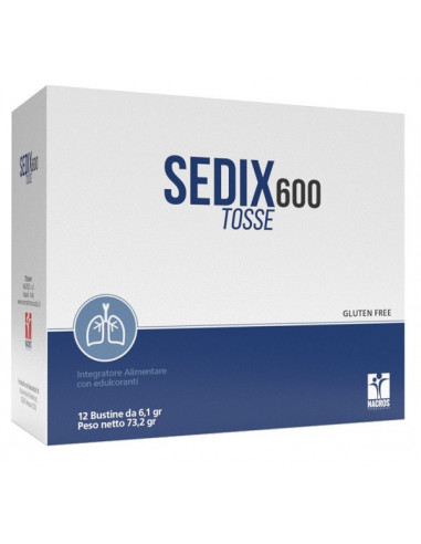 Sedix 600 Tosse 12 Bustine Da 6,1 G