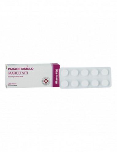 Paracetamolo (marco Viti) 20 Cpr 500 Mg