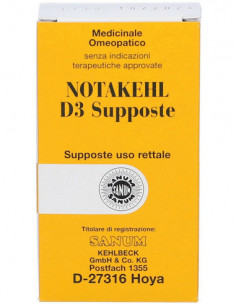 Notakehl D3 10 Supposte 2g...