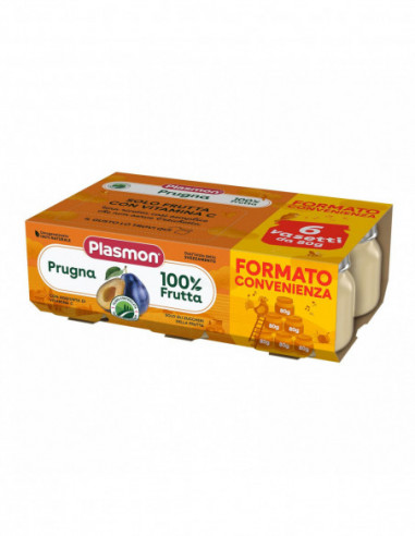 Plasmon Omogeneizzato Prugna 6x80 G