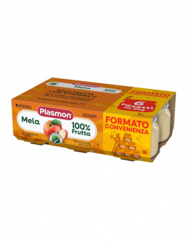 Plasmon Omogeneizzato Mela 6x80 G