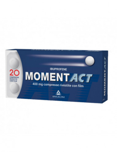 RIMEDIO PER MAL DI TESTA MOMENTACT 20 COMPRESSE RIVESTITE 400 MG