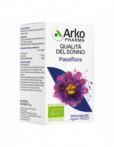Arko Capsule Passiflora 45 Capsule Bio