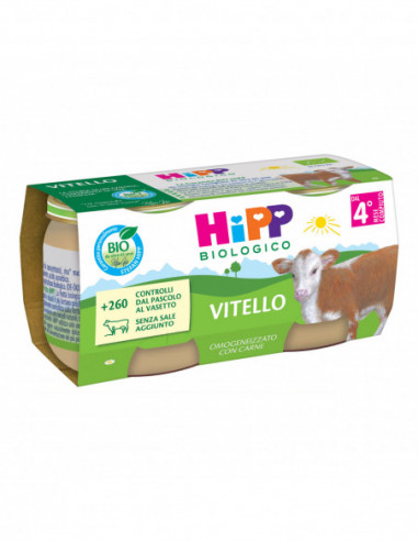 Hipp Bio Omogeneizzato Vitello 2...