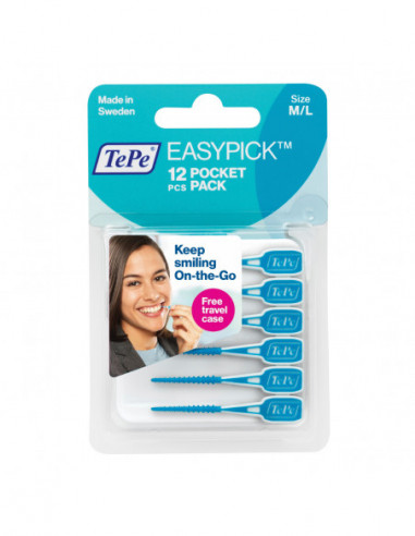 Tepe Easypick M/l Blu 12 Pezzi
