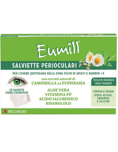 Eumill Salviette Perioculari 20 Pezzi