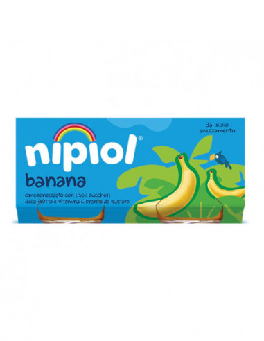 Nipiol Omogeneizzato Banana 2 X 80 G
