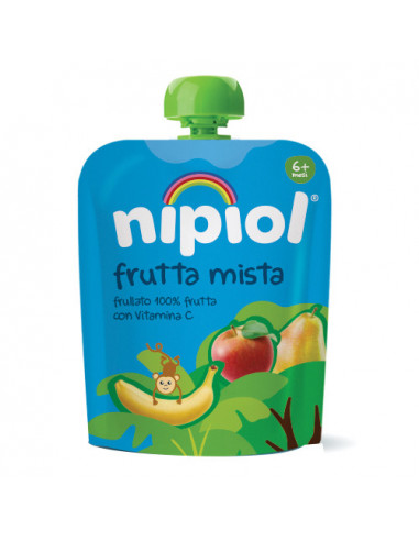 Nipiol Purea Pouch Frutta Mista 85 G
