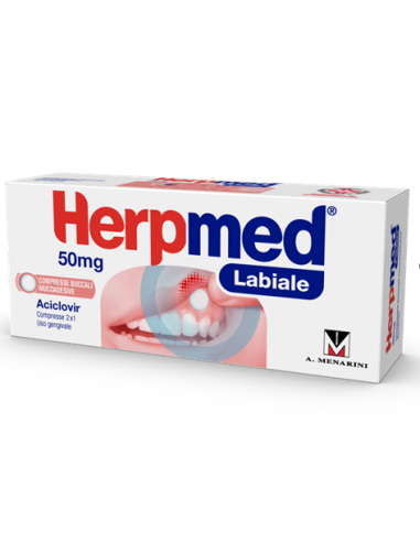 Herpmed Labiale 2 Cpr Buccali 50 Mg