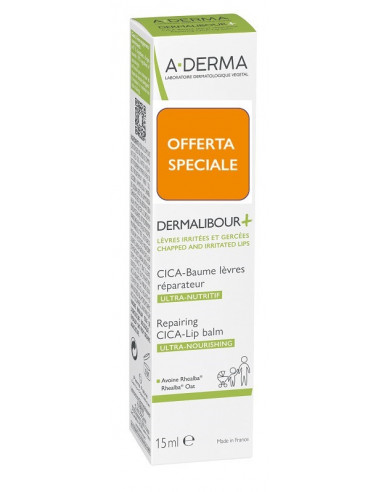 Dermalibour + Cica Balsamo Labbra 15 Ml