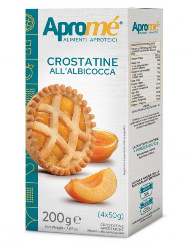 Aprome' Crostatine Albicocca 4 Pezzi...