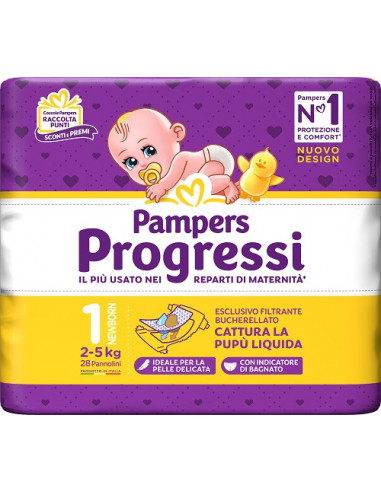 Pampers Progressi Newborn Pannolino 1...