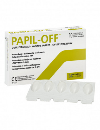 Papil-off Ovuli Vaginali 10 Pezzi