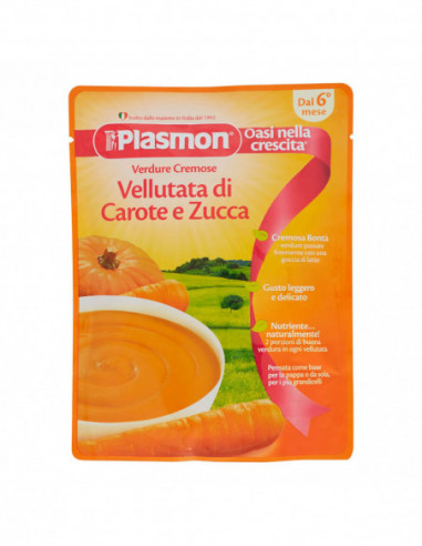 Plasmon Pouches Vellutata Di Carote E...