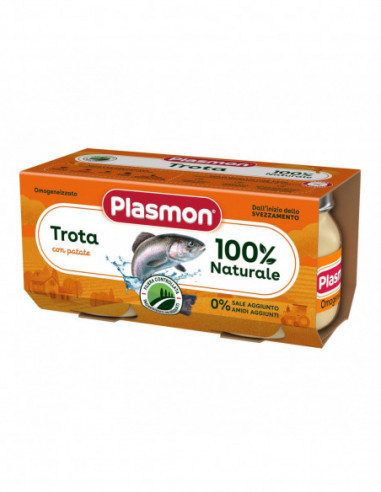 Plasmon Trota Con Verdure 4 X 80 G