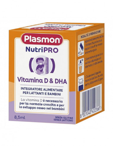 Plasmon Nutripro Vitamina D & Dha 8,5 Ml