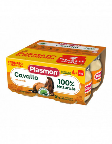Plasmon Omogeneizzato Cavallo 4 X 80 G