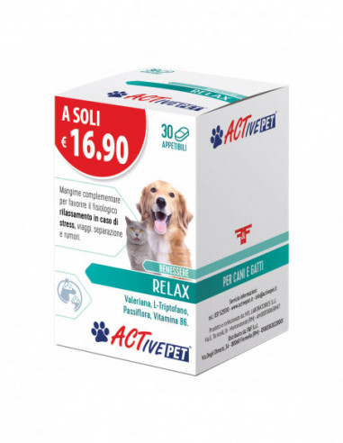 Active Pet Relax 30 Compresse Appetibili