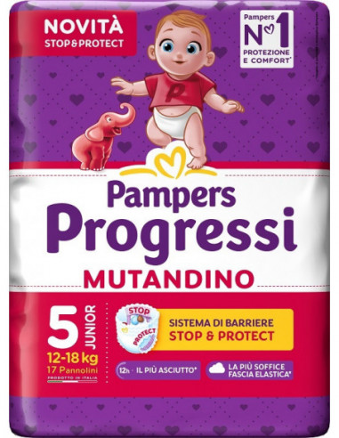 Pampers Progressi Mutandina Junior 17...