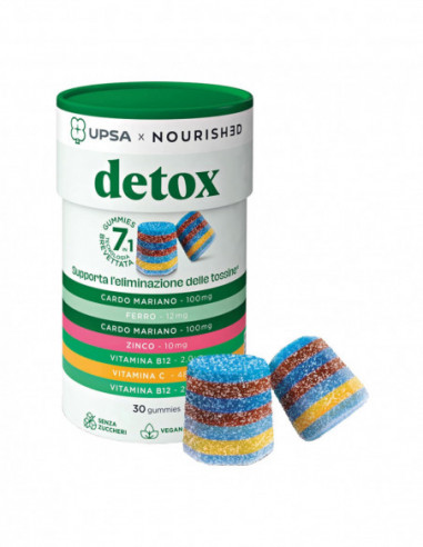 Upsa X Nourished Detox 30 Gummies