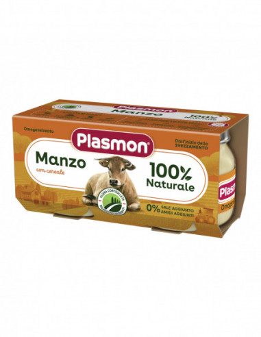 Plasmon Omogeneizzato Manzo 80 G X 2...