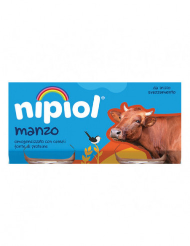 Nipiol Omogeneizzato Manzo 80 G 2 Pezzi
