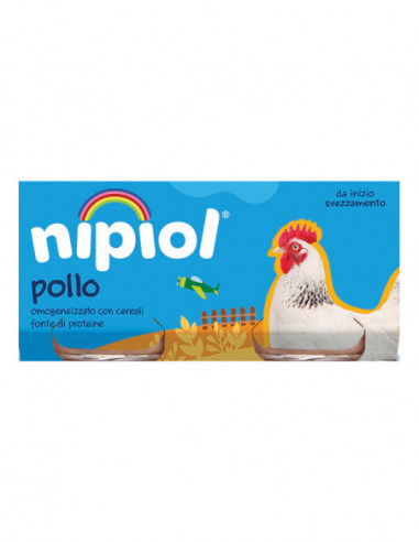 Nipiol Omogeneizzato Pollo 80 G 2 Pezzi