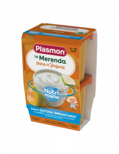 Plasmon Omogeneizzato Yogurt Pera 120...