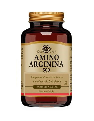 Amino Arginina 500 50 Capsule Vegetali