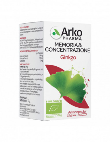 Arko Capsule Ginkgo Bio 45 Capsule