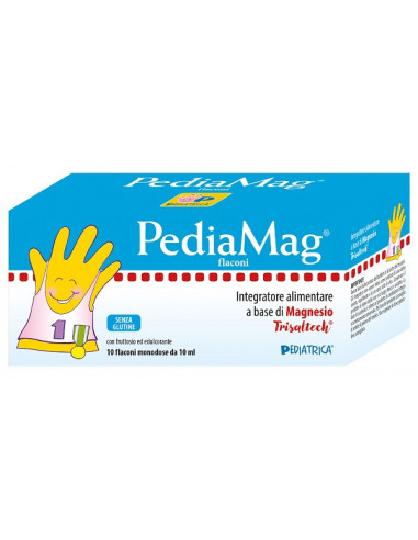 Pediamag 10 Flaconcini Da 10 Ml