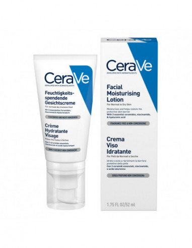 Cerave Crema Viso Idratante Con Acido...