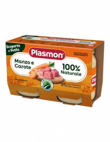 Plasmon Bio Omogeneizzato Manzo Con...