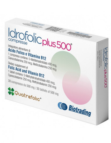 Idrofolic Plus 500 30 Compresse