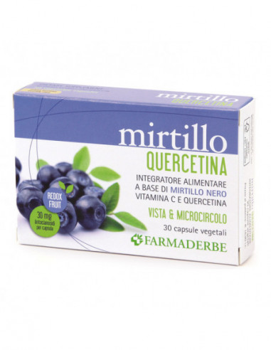 Mirtillo Quercetina 30 Capsule Vegetali