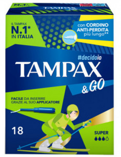 Tampax &go Super 18 Pezzi