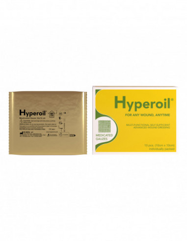 Hyperoil Garza 10x10 Cm 10 Pezzi