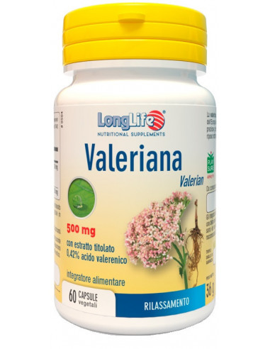 Longlife Valeriana 60 Capsule 500 Mg