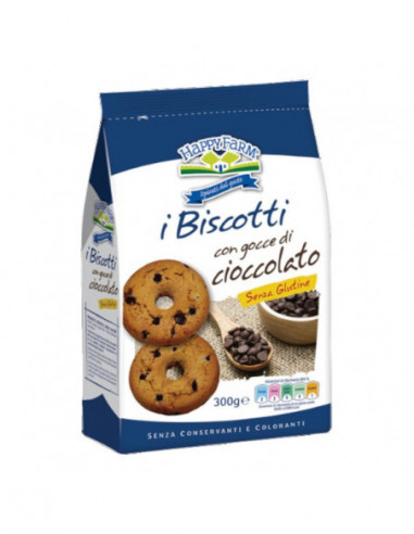 Happy Farm Biscotti Gocce Cioccolato...