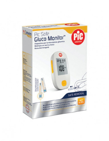 Glucometro Con Monitor Pic Gluco Safe...