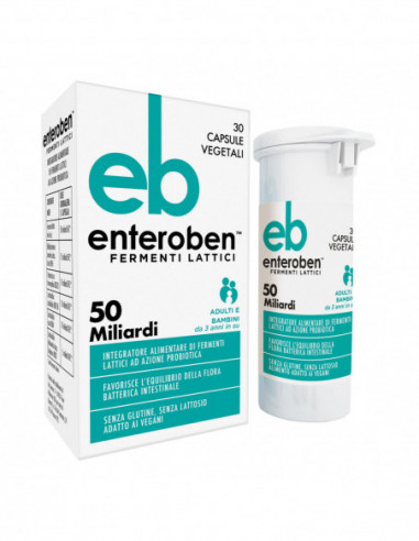Enteroben 50mld 30 Capsule Vegetali