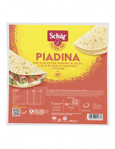 Schar Piadina 3 Pezzi Da 80 G