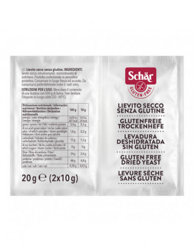Schar Lievito Secco 2 Bustine Da 10 G