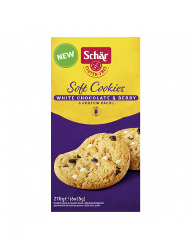 Schar Soft Cookie White Chocolate 210 G