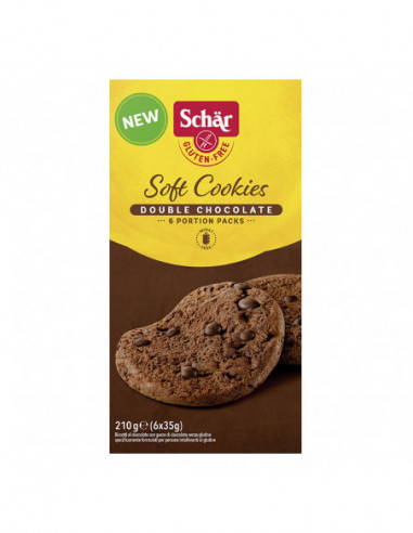 Schar Soft Cookie Double Chocolate 210 G