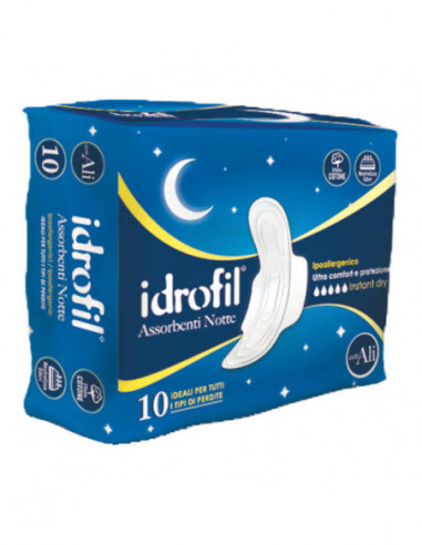 Assorbenti Notte Con Ali 10 Pezzi