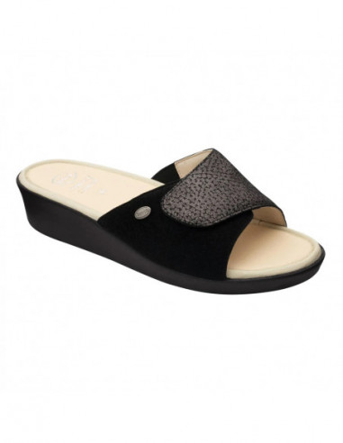 Ledel Glittered Microfibre+suede W...